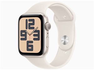 Apple Watch SE 第2世代 GPSモデル 44mm MXEU3J/A [スターライトスポーツバン･･･