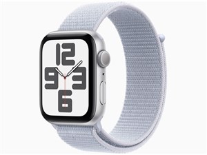 Apple Watch SE 第2世代 GPSモデル 44mm MXET3J/A [シルバー・ブルークラウド･･･