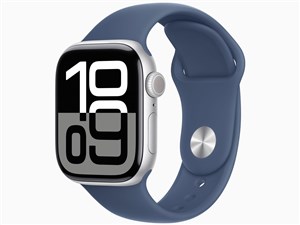 「新品」Apple Watch Series 10 GPSモデル 42mm MWWA3J/A [シルバー・デニム･･･