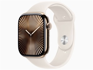 Apple Watch Series 10 GPS+Cellularモデル 46mm MWYX3J/A [ゴールドチタニウ･･･