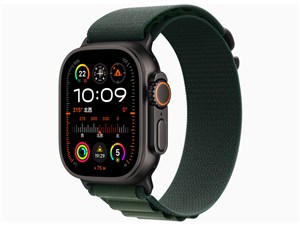 「新品」Apple Watch Ultra 2 GPS+Cellularモデル 49mm MX4R3J/A [ブラック・ダークグリーンアルパインループ M] 商品画像1：アキバ問屋市場
