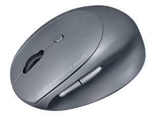 MA-EBBS522BK (ブラック) 静音Bluetooth小型エルゴノミクスマウス (充電式・5･･･