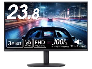GH-LCW24S-BK (ブラック) 23.8型 ワイドフルHD対応LED 液晶ディスプレイ