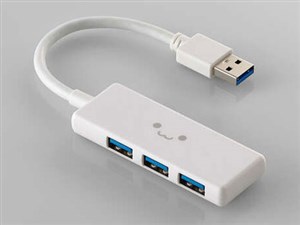 エレコム 【メール便での発送商品】USB ハブ USB3.2 Gen1 (USB-A×3) バスパ･･･