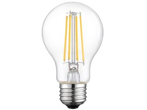 東芝【TOSHIBA】E26口金 LED調光フィラメント電球 クリア A形 60W形相当 電球･･･