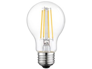 東芝【TOSHIBA】E26口金 LED調光フィラメント電球 クリア A形 40W形相当 電球･･･