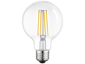 東芝【TOSHIBA】E26口金 LED調光フィラメント電球 クリア G形 60W形相当 電球･･･