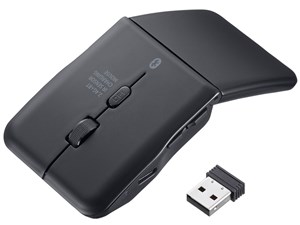 MA-WBIS5117BK 静音ワイヤレス IR LEDコンボマウス（5ボタン・薄型）