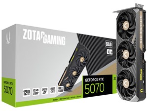 ZOTAC GAMING GeForce RTX 5070 SOLID OC ZT-B50700J-10P [PCIExp 12GB]