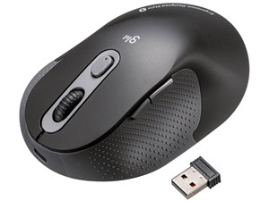 MA-EWBBS528MBK 静音ワイヤレスエルゴノミクスコンボマウス (2.4GHzワイヤレ･･･