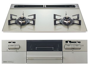 N2WV8RWTP2SI LP 新 ファミ2口 ノーリツビルトインガスコンロ ノーリツ ビル･･･