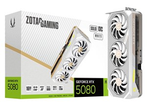 ZOTAC GAMING GeForce RTX 5080 SOLID OC White Edition ZT-B50800Q-10P [PCI･･･