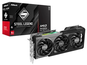 【新品】ASRock アスロック グラフィックボード Radeon RX 9070 XT Steel Leg･･･