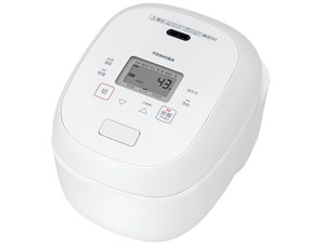 東芝【TOSHIBA】真空IHジャー炊飯器 1升炊き グランホワイト 炎匠炊き しゃも･･･
