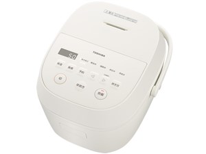 東芝【TOSHIBA】マイコンジャー炊飯器 5.5合炊き ミルキーホワイト しゃもじ･･･