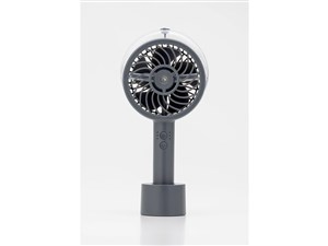 トップランド ミストハンディFAN ダークグレー FANとミストでダブルの涼しさ ･･･
