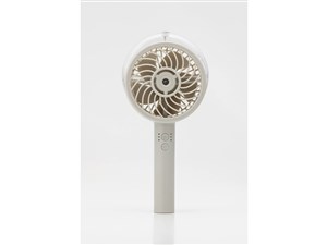 トップランド ミストハンディFAN ライトグレー FANとミストでダブルの涼しさ ･･･