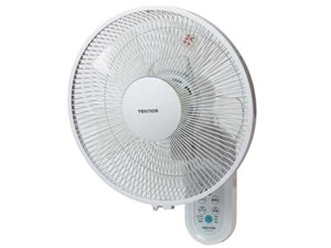 TEKNOS 壁掛け扇風機 DCモーター 羽根径30cm フルリモコン(ホワイト) KI-DC33･･･
