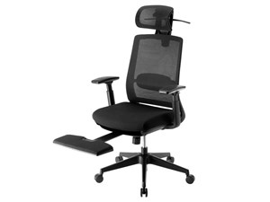 SNC-NET25BK (ブラック) ハンガー付きメッシュチェア