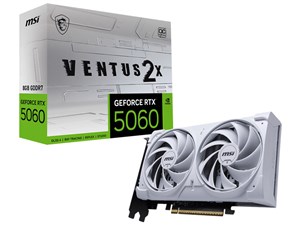 GeForce RTX 5060 8G VENTUS 2X OC WHITE [PCIExp 8GB] 商品画像1：Office　Create