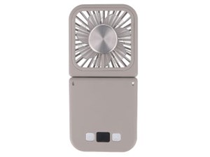 不二貿易【冷房グッズ】4way冷却ハンディファン GY（グレー） FUJI-75698【75･･･