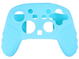 アンサー【ゲーム周辺機器】Switch2 プロコン用 シリコンプロテクト(ライトブルー) ANS-SW174LBL G-4573201422774【NintendoSwitch2用】 商品画像1：家電のSAKURAchacha