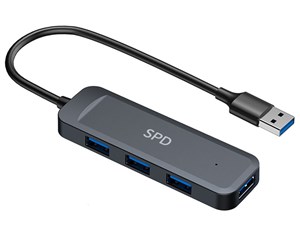 SPD 5Gbps高速転送 USBハブ USB3.2 Gen1 4ポート USB-A拡張 Windows/MacBook ･･･