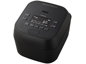 東芝【TOSHIBA】5.5合炊き 真空圧力IHジャー炊飯器 グランブラック 炎匠炊き ･･･