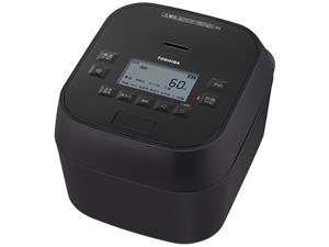 東芝【TOSHIBA】5.5合炊き 真空圧力IHジャー炊飯器 グランブラック 炎匠炊き ･･･