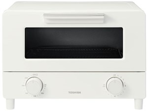 東芝【TOSHIBA】オーブントースター ミルキーホワイト トースト2枚 黒鉛素材･･･
