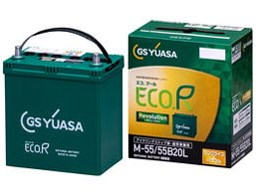 GSユアサ ER-M-55/55B20L ECO.R Revolution アイドリングストップ車・通常車･･･