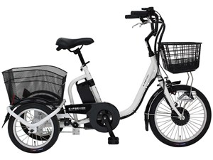 自転車 ミムゴ BEPN18-WH 組立サービス付 サイクル 自転車 三輪自転車 電動ア･･･