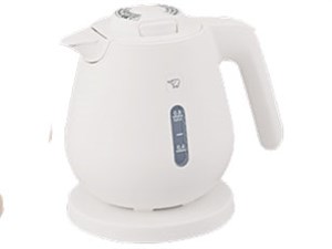象印【キッチン家電】電気ケトル 0.8L ホワイト CK-DC08-WA【6つの安全設計】･･･