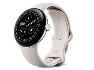 Pixel Watch 4 Wi-Fiモデル 41mm GA10830-US [Polished Silver アルミケース/･･･