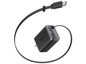 Anker Nano Charger (35W 巻取り式 USB-Cケーブル) A2658N11 [ブラック]【延･･･