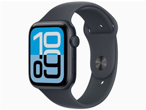Apple Watch SE 3 GPSモデル 44mm MEHN4J/A [ミッドナイトスポーツバンド S/M･･･