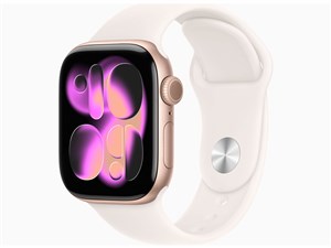 「新品」Apple Watch Series 11 GPSモデル 42mm MEU44J/A [ローズゴールド・･･･