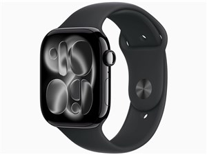 Apple Watch Series 11 GPSモデル 46mm MEUW4J/A [ジェットブラック・ブラッ･･･
