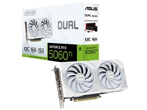 DUAL-RTX5060TI-O16G-WHITE [PCIExp 16GB]　新品未開封品
