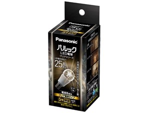 パナソニック【Panasonic】パルックLED電球 クリアシリーズ 3.4W (電球色相当･･･