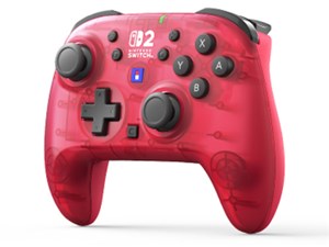 ワイヤレスホリパッド TURBO for Nintendo Switch 2 NSX-134 [ルビーマゼンタ･･･