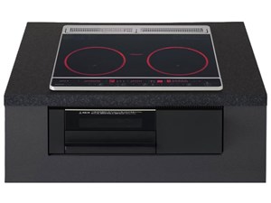 パナソニック ビルトインIHコンロ 3口 60cm ブラック グリル皿タイプ無水両面･･･