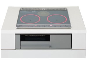 パナソニック ビルトインIHコンロ 3口(IH2+ラジエント) 60cm シルバー グリル･･･