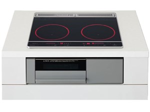 パナソニック ビルトインIHコンロ 2口 60cm ブラック/グレー グリル皿タイプ･･･