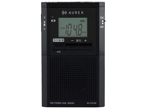 AX-PRU60-K 東芝 AUREX LEDライト付きポケットラジオ ブラック