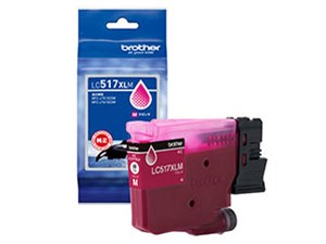 ブラザー 【ブラザー純正】インクカートリッジ LC517XLシリーズ マゼンタ 大･･･