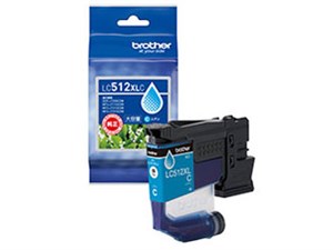 ブラザー 【ブラザー純正】インクカートリッジ LC512XLシリーズ シアン 大容･･･