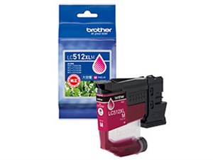ブラザー 【ブラザー純正】インクカートリッジ LC512XLシリーズ マゼンタ 大･･･