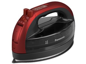 パナソニック【Panasonic】コードレススチームアイロン レッド Wヘッド形状 ･･･