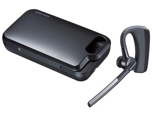 MM-BTMH74BK Bluetoothヘッドセット (充電ケース付き・デュアルマイクノイズ･･･